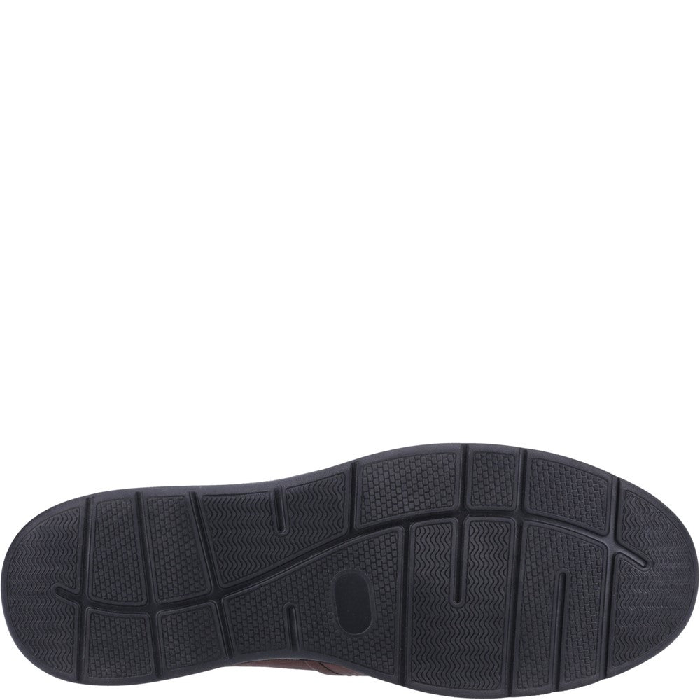 Mens Classic Slip On Shoes Black Hush Puppies Matthew Slip On Shoe