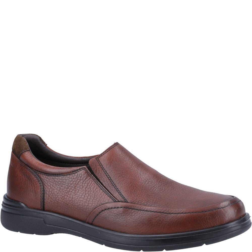 Mens Classic Slip On Shoes Brown Hush Puppies Matthew Slip On Shoe