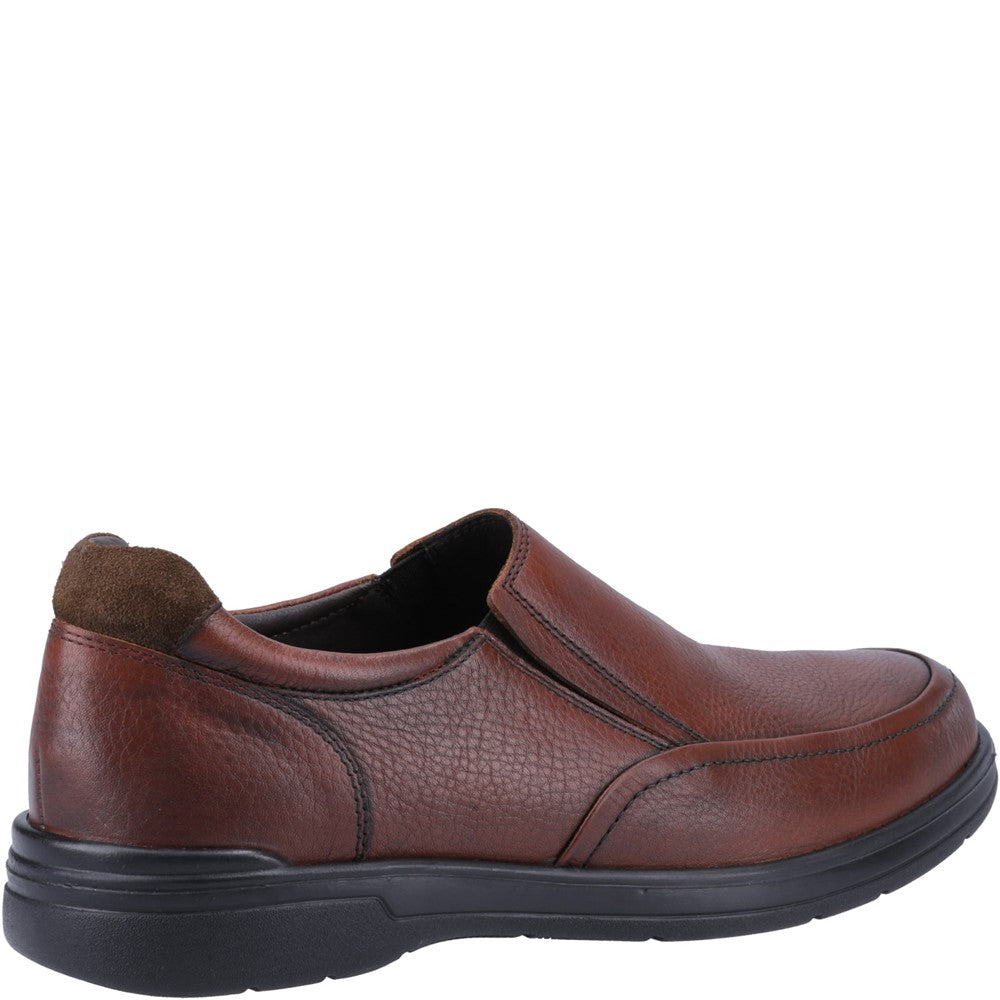 Mens Classic Slip On Shoes Brown Hush Puppies Matthew Slip On Shoe