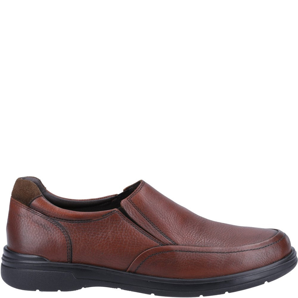 Mens Classic Slip On Shoes Brown Hush Puppies Matthew Slip On Shoe