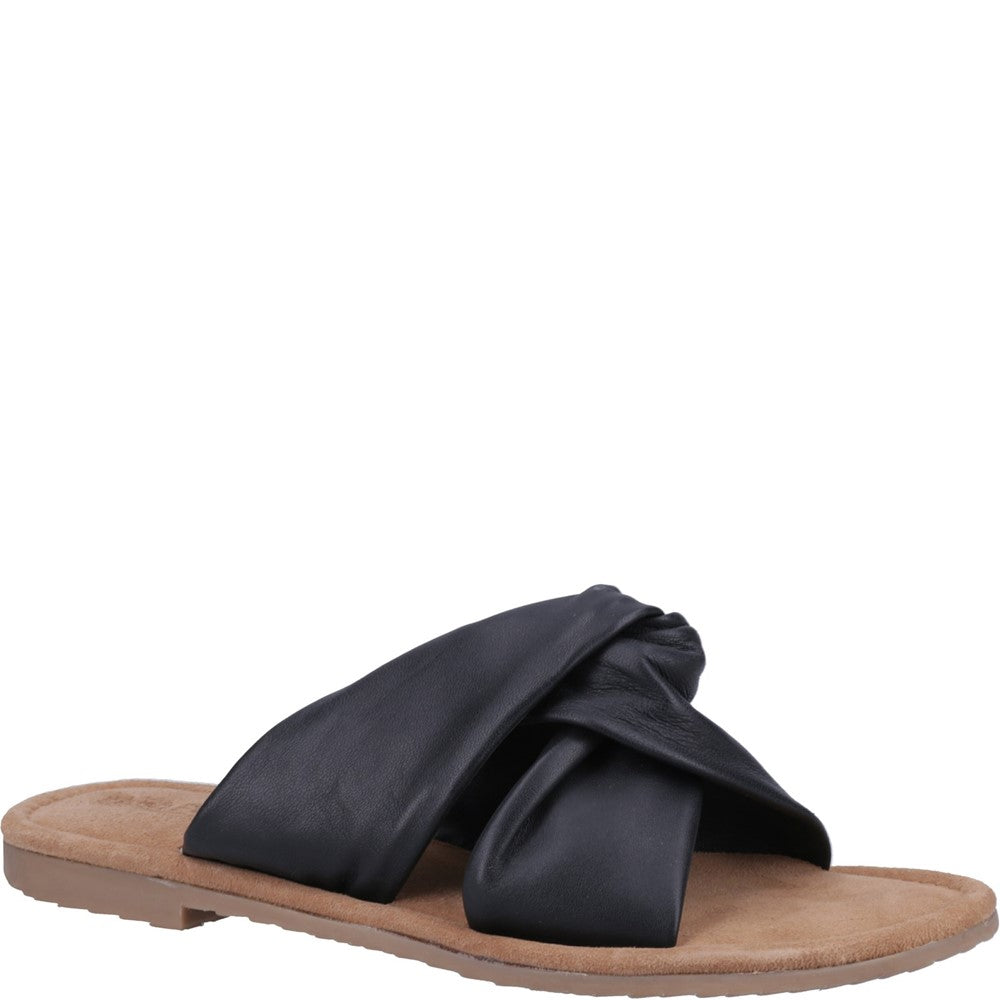 Sandal Ladies Summer Black Hush Puppies Amy Mule Sandal