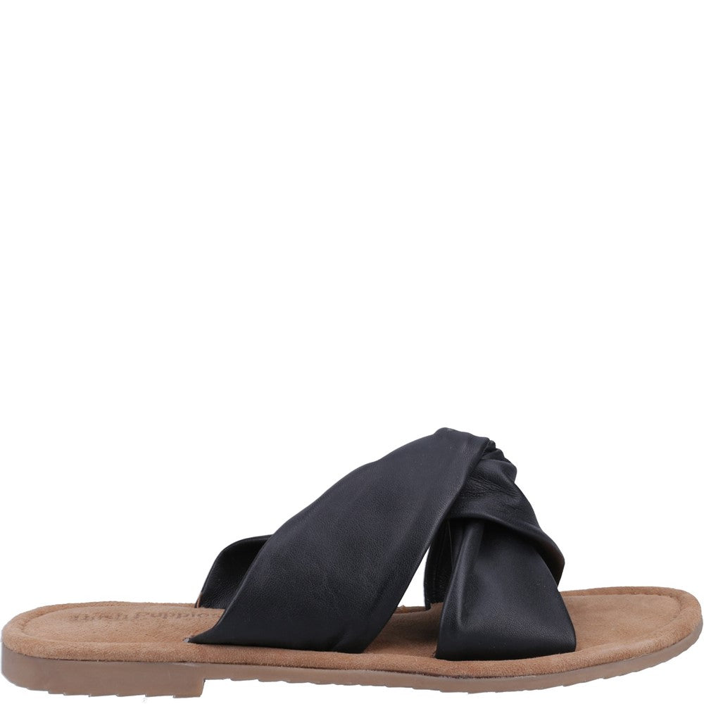 Sandal Ladies Summer Black Hush Puppies Amy Mule Sandal