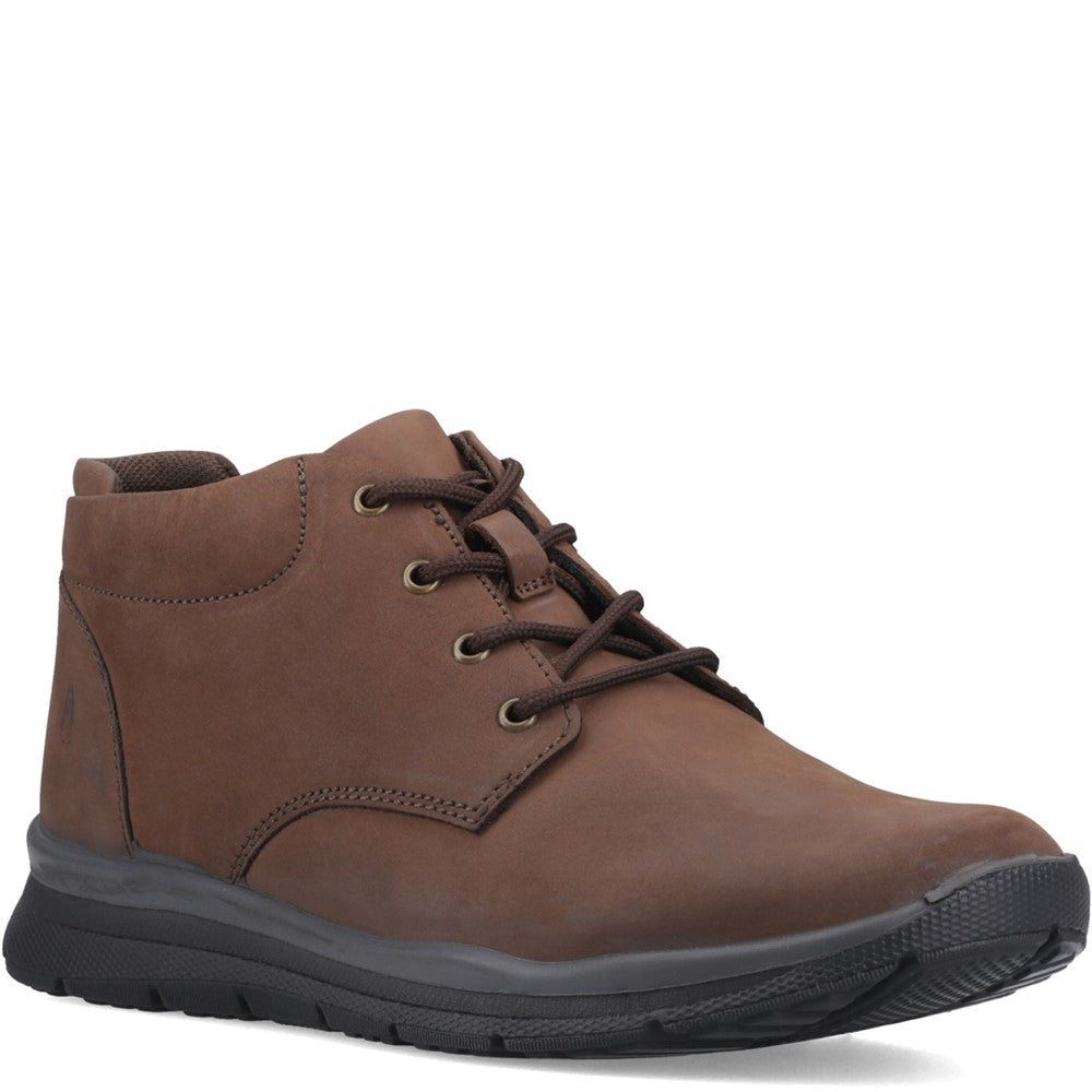 Mens Boots Dark Brown Hush Puppies Finton Boot