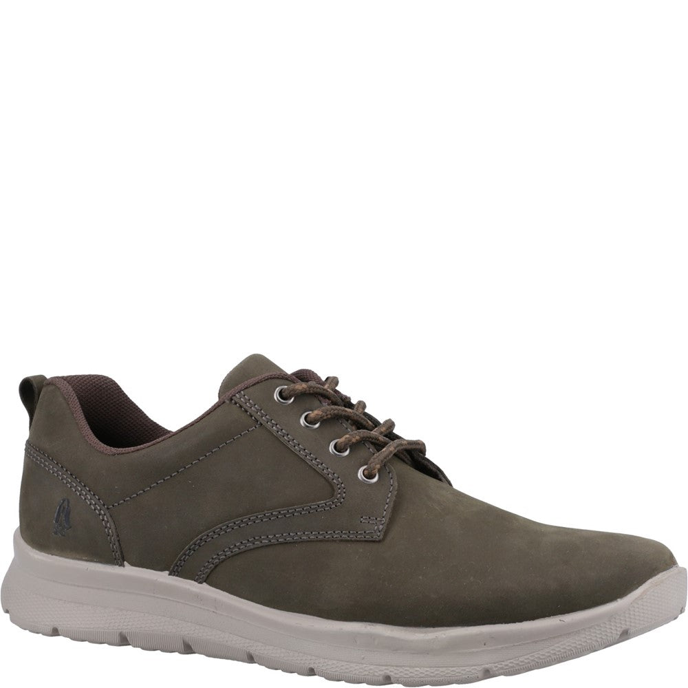 Mens Sports Khaki Hush Puppies Fergus Lace Up Trainer