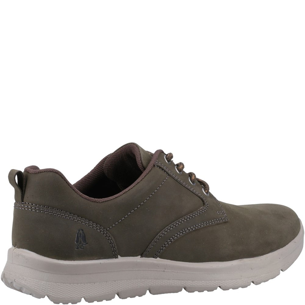 Mens Sports Khaki Hush Puppies Fergus Lace Up Trainer
