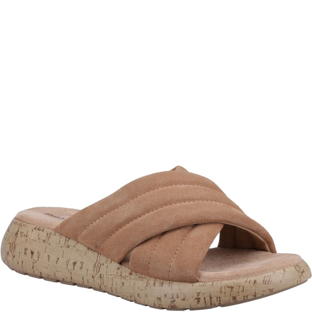 Sandal Ladies Summer Tan Hush Puppies Sarah Slide