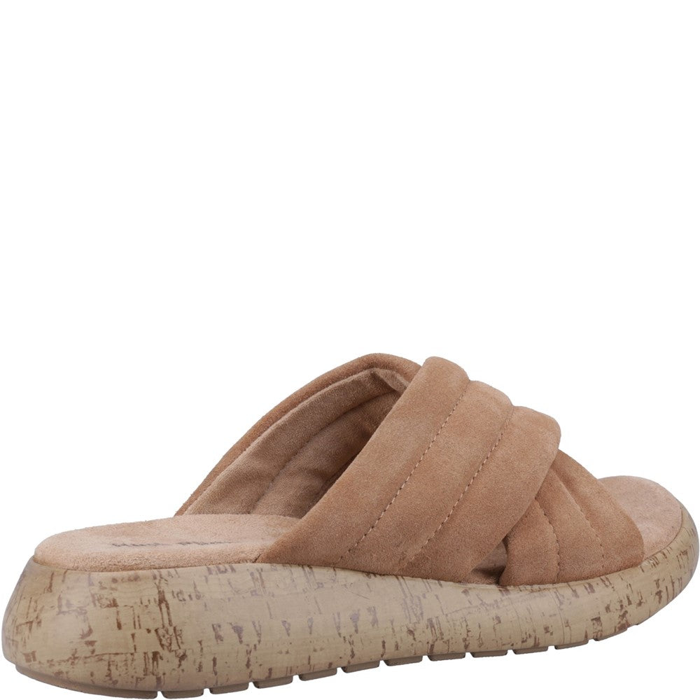 Sandal Ladies Summer Tan Hush Puppies Sarah Slide