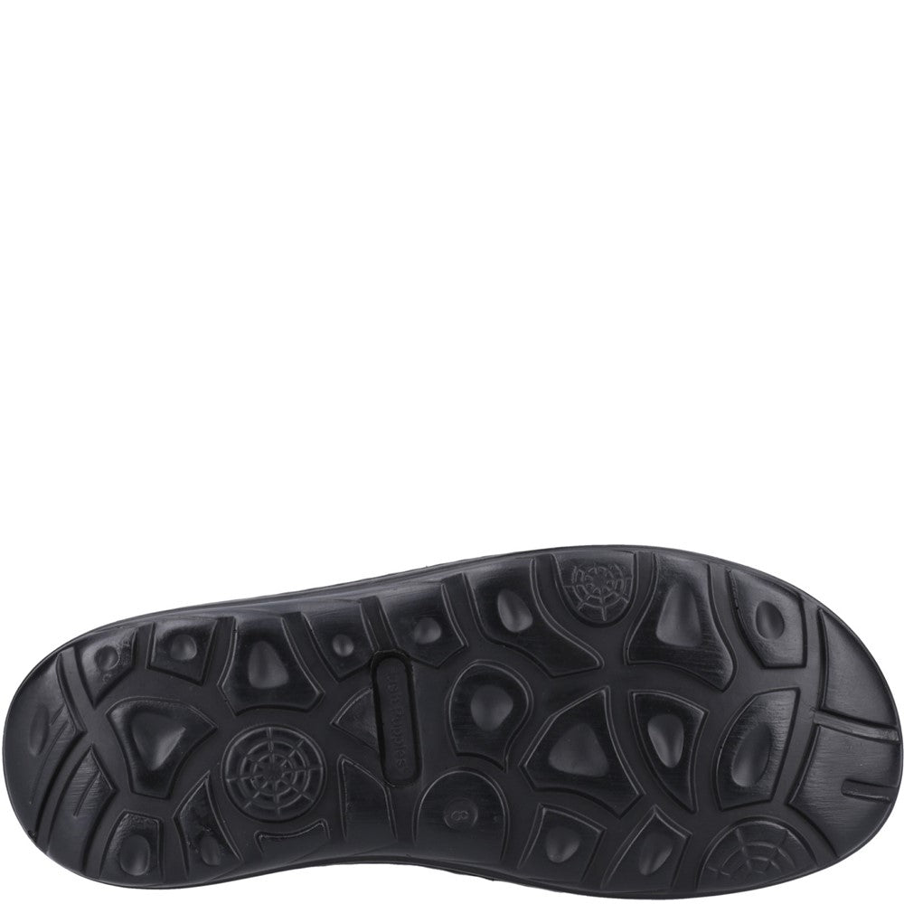 Sandal Mens Summer Black Hush Puppies Archer Mule Sandal