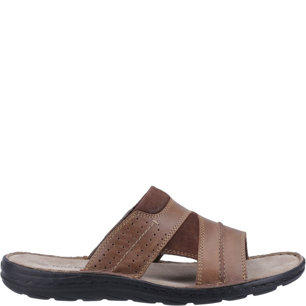 Sandal Mens Summer Tan Hush Puppies Archer Mule Sandal