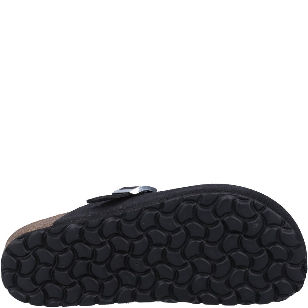 Sandal Ladies Summer Black Hush Puppies Bailey Closed Toe Mule
