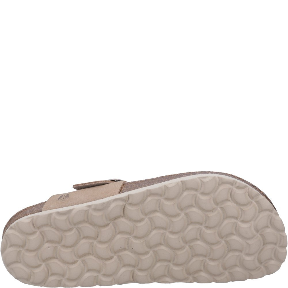 Sandal Ladies Summer Taupe Hush Puppies Billie Toepost Sandal