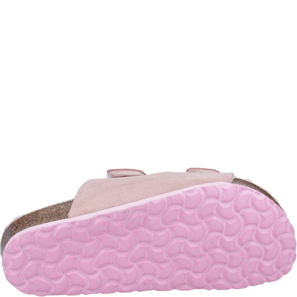 Classic Ladies Slippers Blush Hush Puppies Jessie Mule Slipper