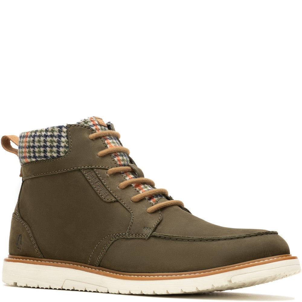 Mens Boots Olive Hush Puppies Jenson Boot