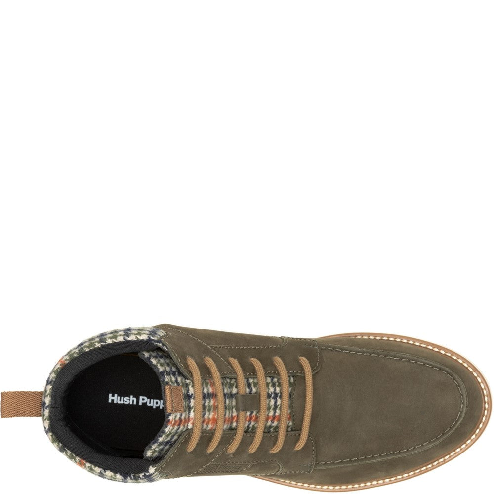 Mens Boots Olive Hush Puppies Jenson Boot