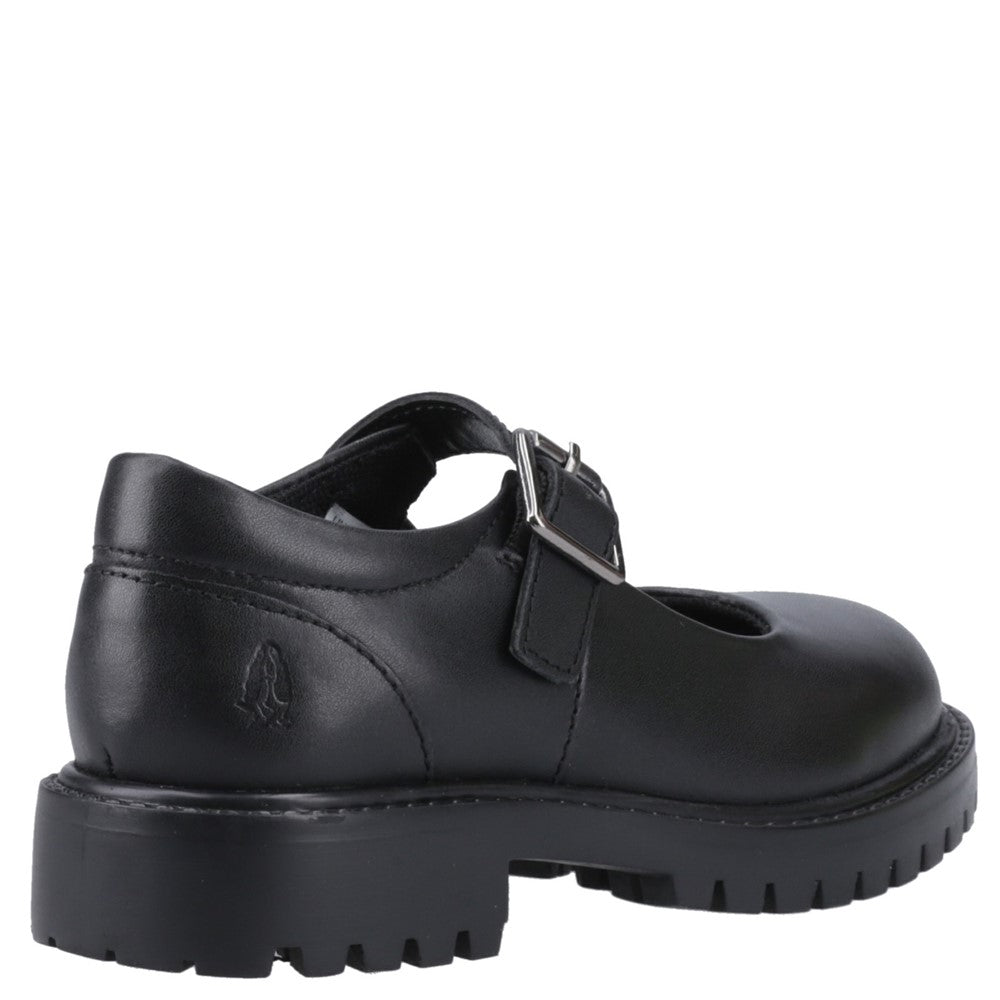 Girls BTS Black Hush Puppies Aurora Junior Shoe
