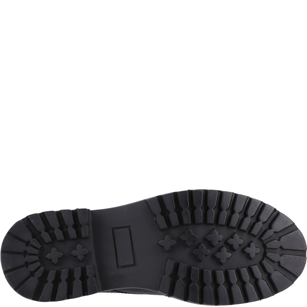 Girls BTS Black Hush Puppies Athena Junior Shoe
