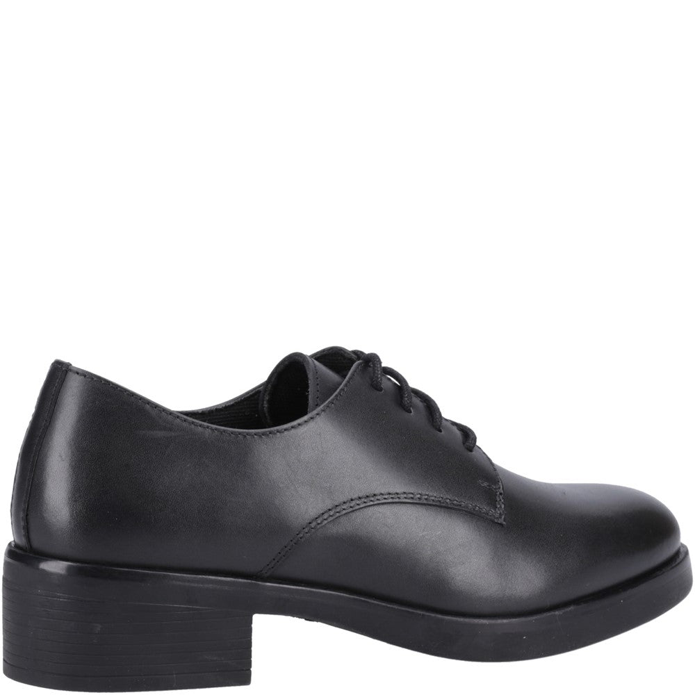 Girls BTS Black Hush Puppies Anastasia Senior Shoe