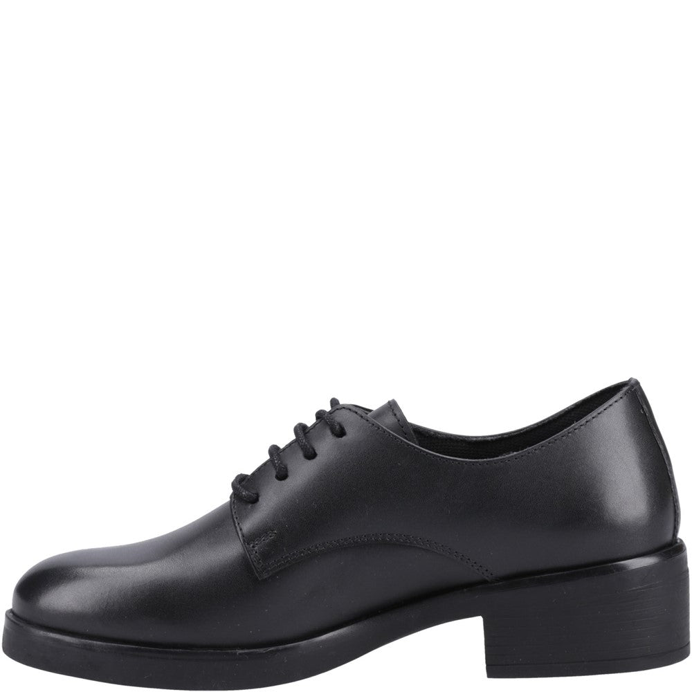 Girls BTS Black Hush Puppies Anastasia Senior Shoe
