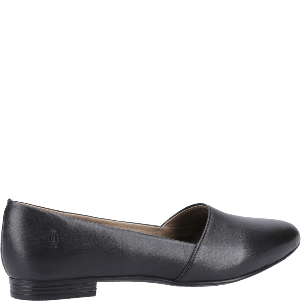 Girls BTS Black/Black Hush Puppies Lola Senior Shoe