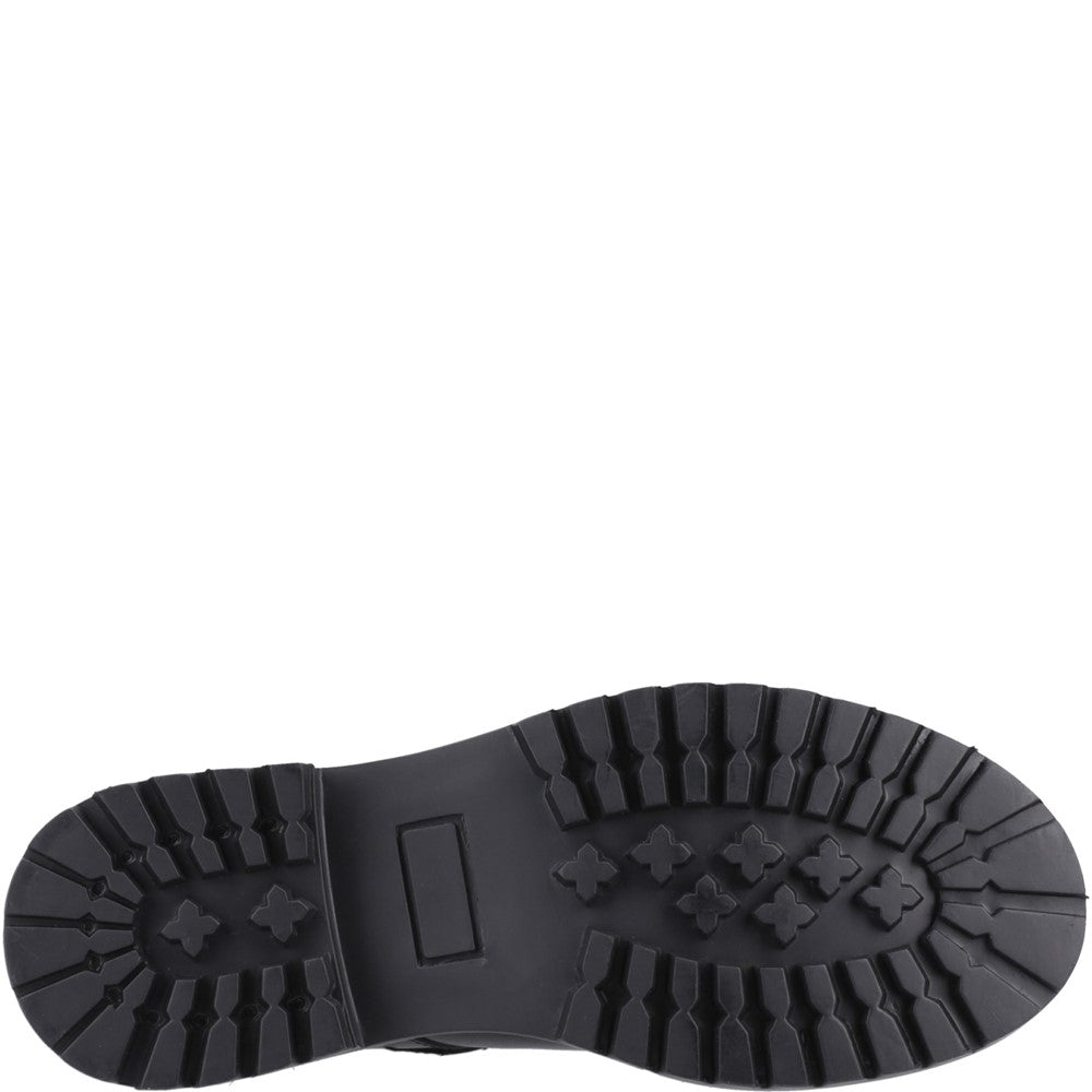 Girls BTS Black Hush Puppies Aurora Senior Shoe
