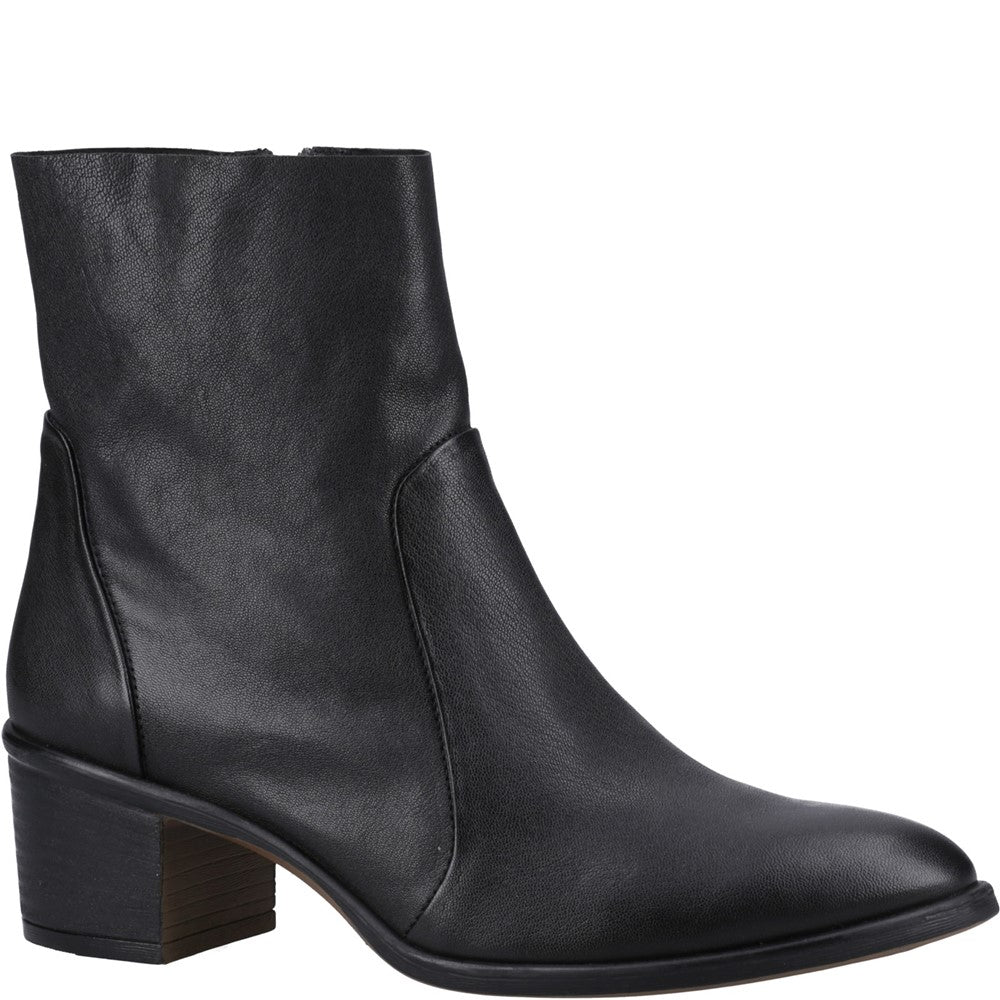 Ladies Ankle Boots Black Hush Puppies Winona Ankle Boots