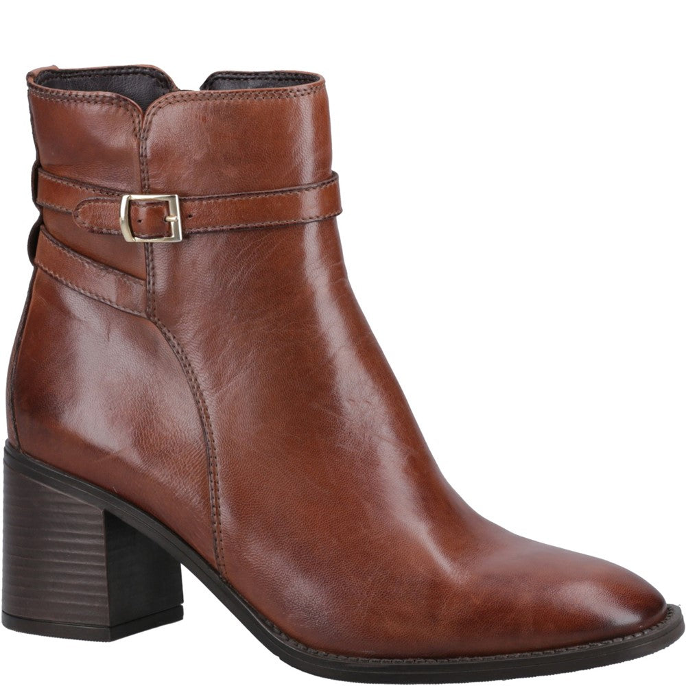 Ladies Ankle Boots Brown Hush Puppies Caitlyn Ankle Boots