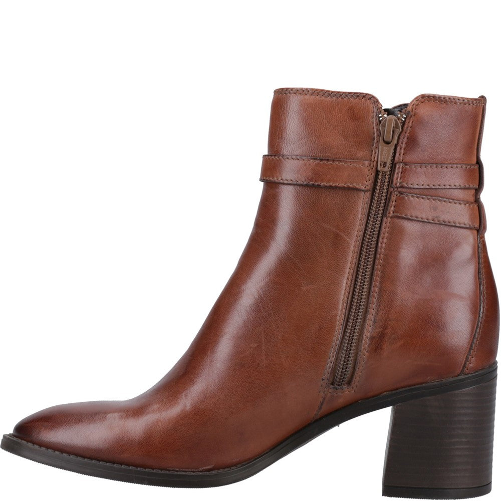 Ladies Ankle Boots Brown Hush Puppies Caitlyn Ankle Boots