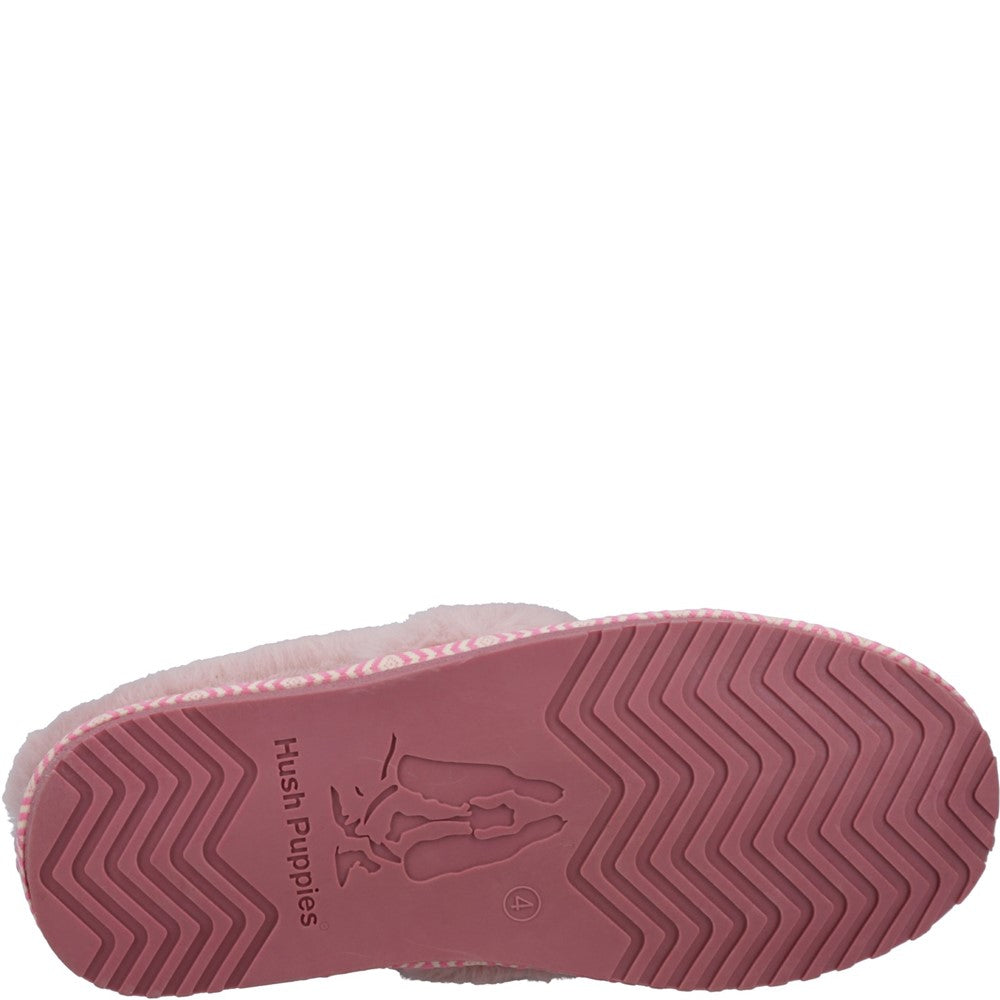 Classic Ladies Slippers Blush Hush Puppies Ariel Slippers