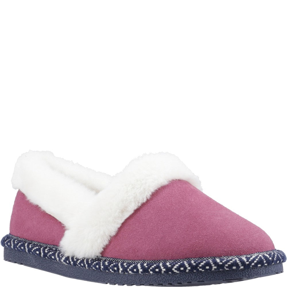 Classic Ladies Slippers Pink Hush Puppies Ariel Slippers
