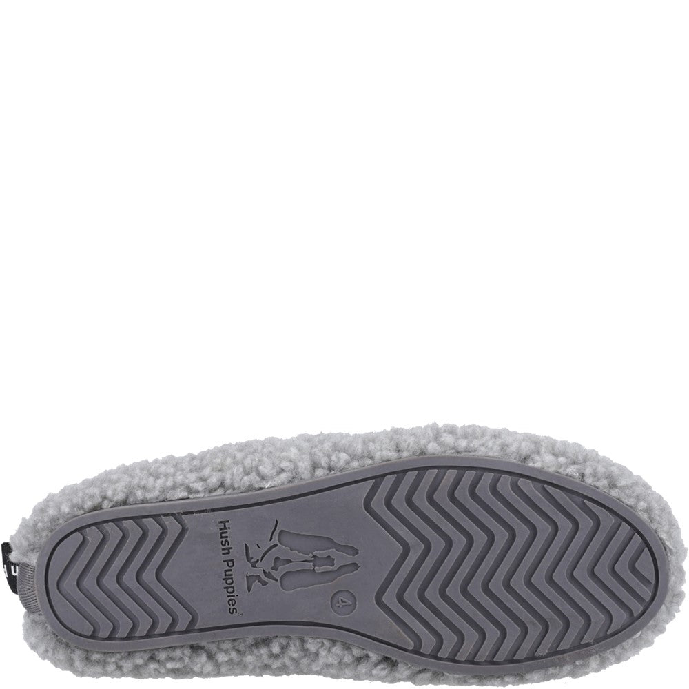 Classic Ladies Slippers Grey Hush Puppies Emily Slippers