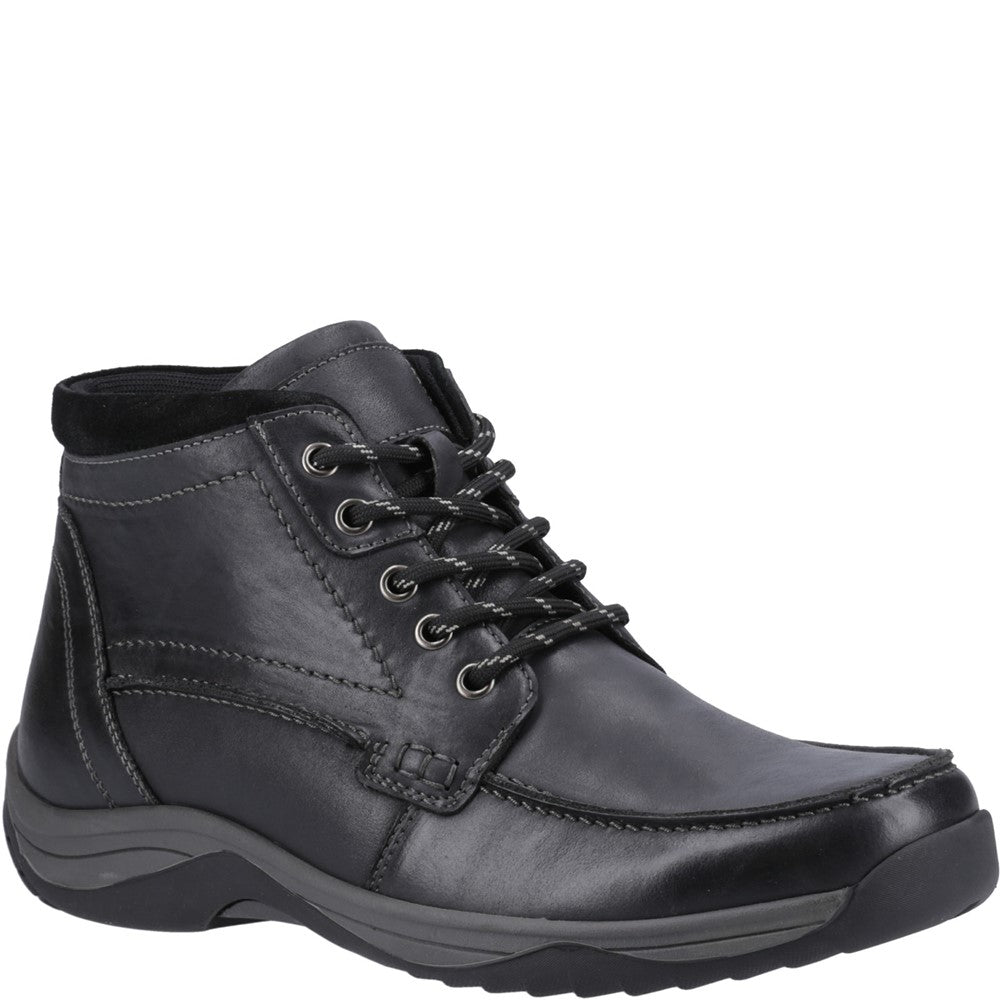 Mens Boots Black Hush Puppies Daryl Boots