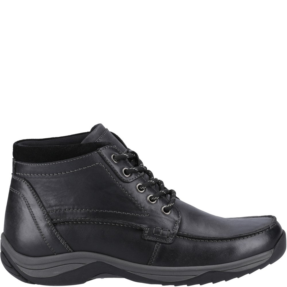 Mens Boots Black Hush Puppies Daryl Boots