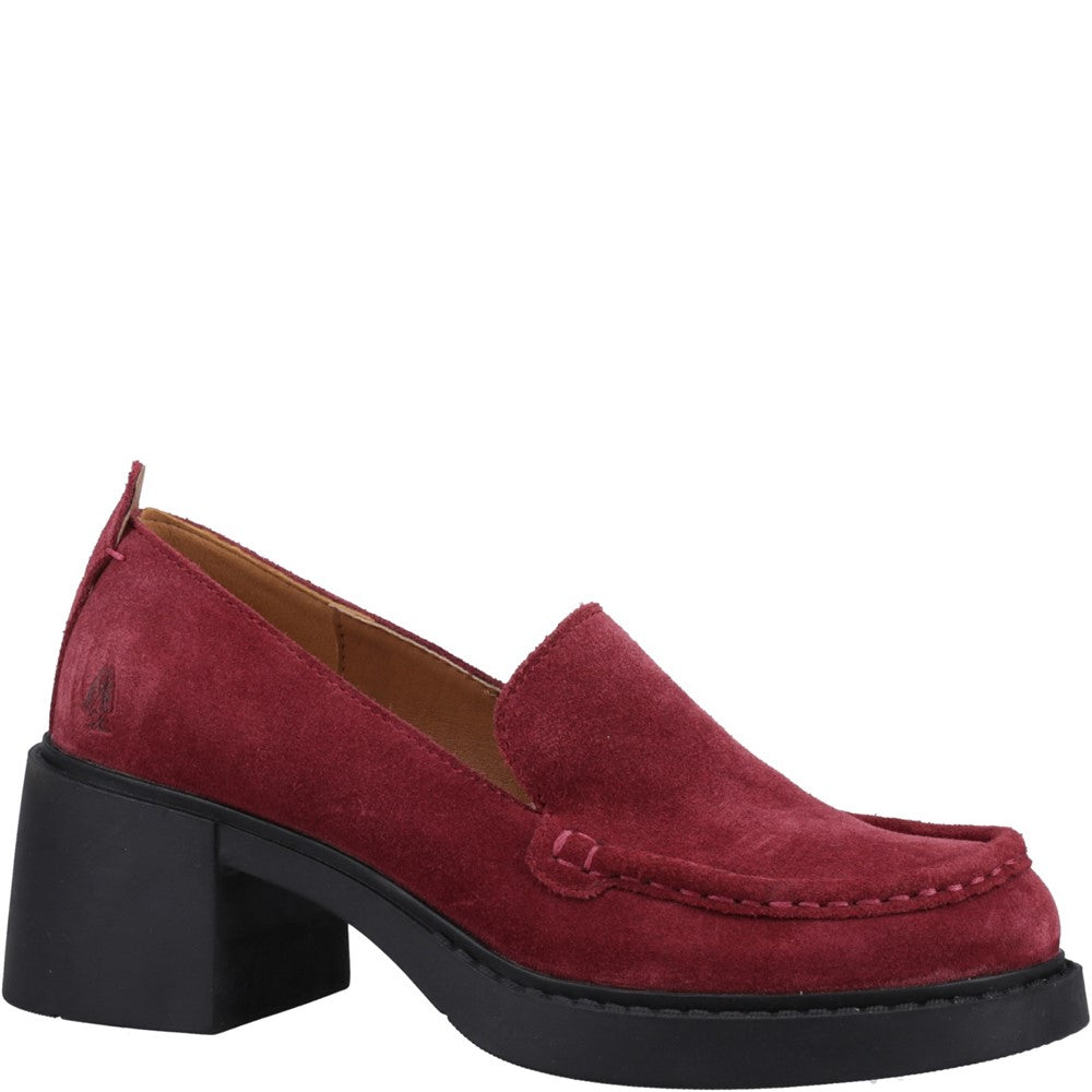 Slip On Ladies Shoes Bordeaux Hush Puppies Adelaide Loafer