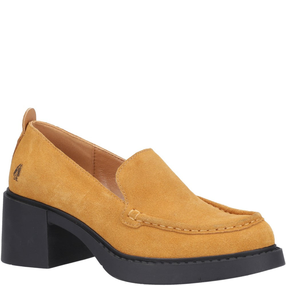 Slip On Ladies Shoes Mustard Hush Puppies Adelaide Loafer