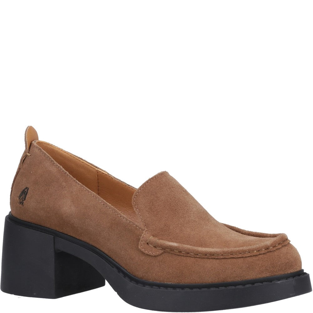 Slip On Ladies Shoes Tan Hush Puppies Adelaide Loafer