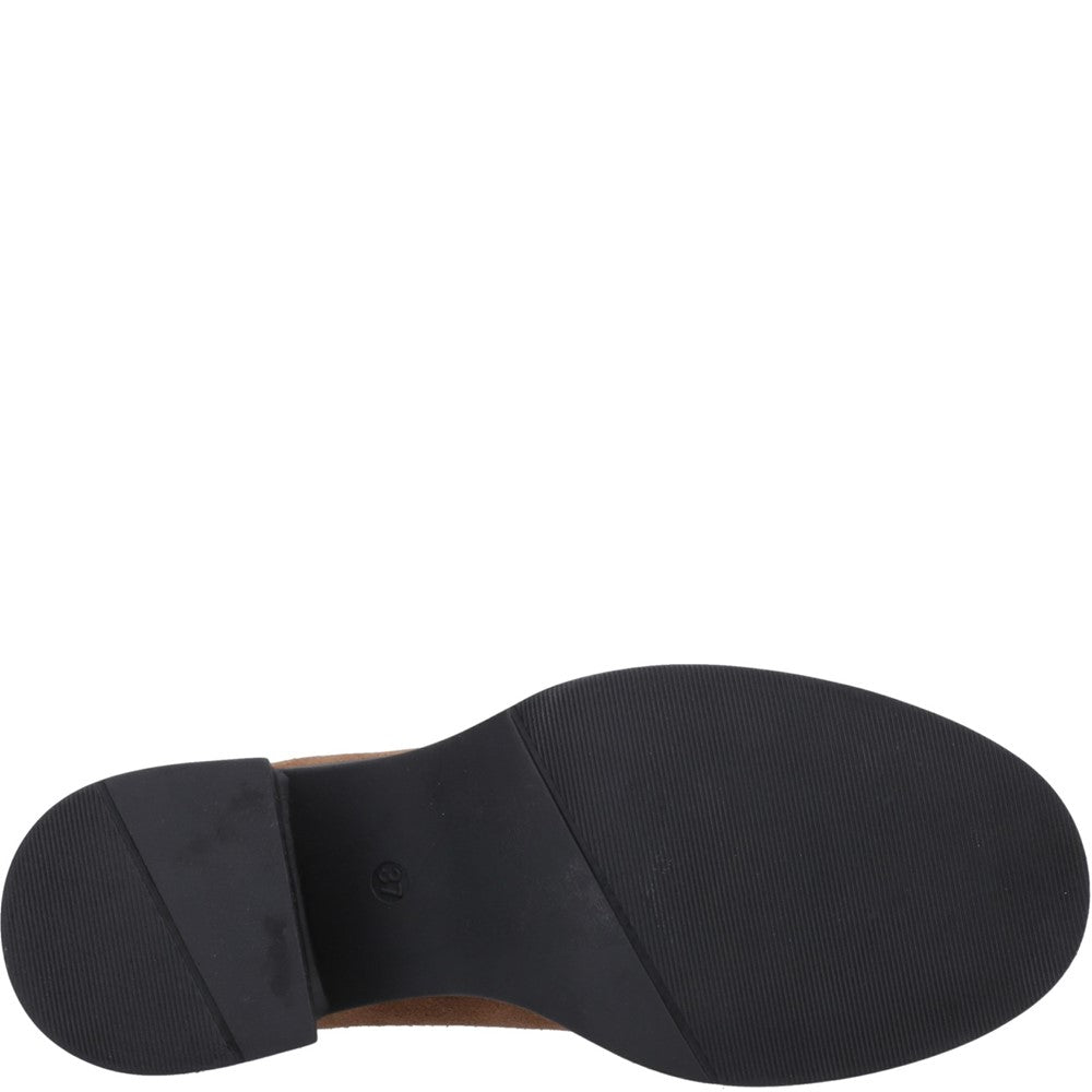Slip On Ladies Shoes Tan Hush Puppies Adelaide Loafer
