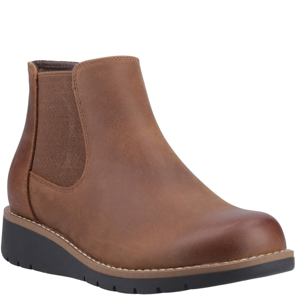 Ladies Ankle Boots Brown Hush Puppies Leonie Ankle Boots