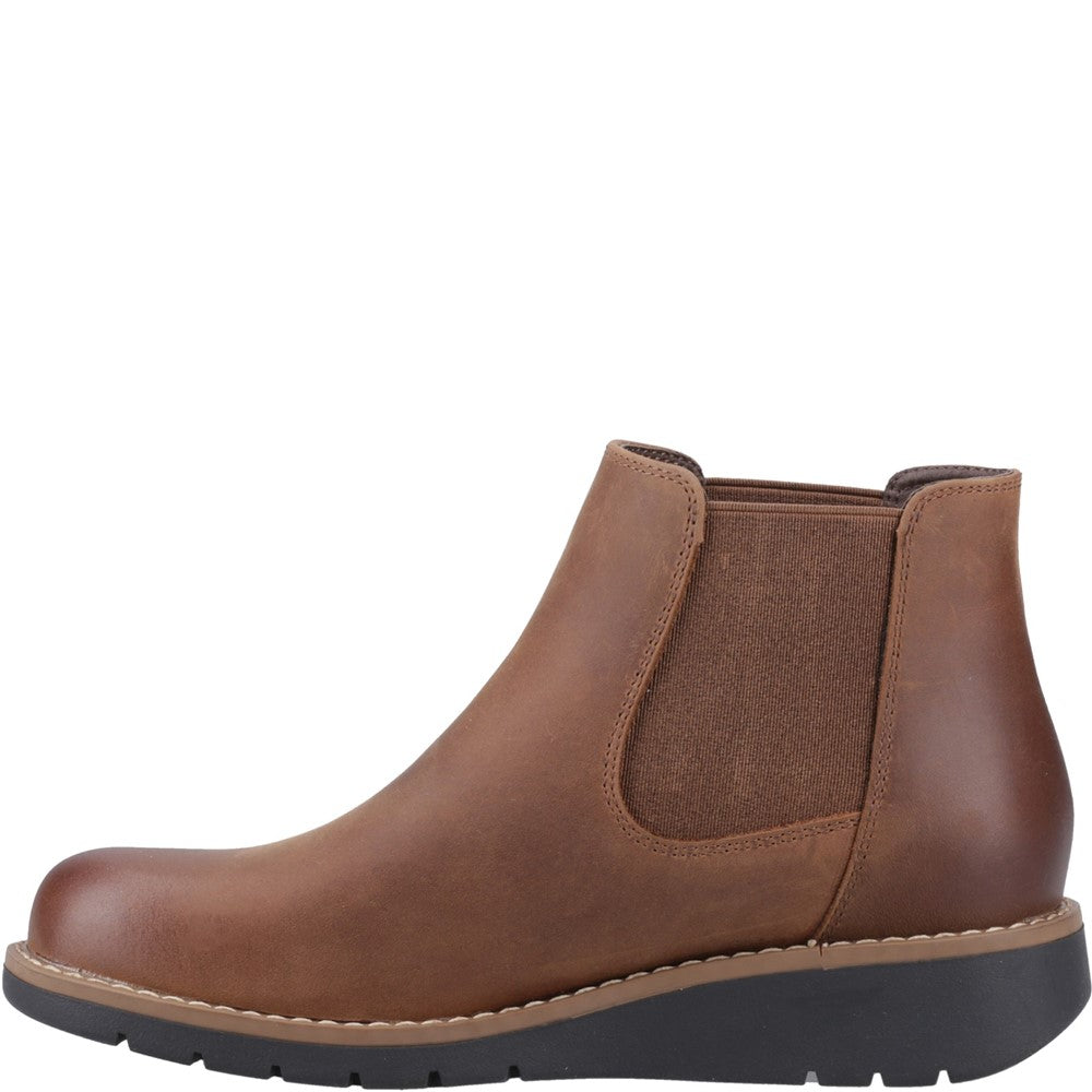 Ladies Ankle Boots Brown Hush Puppies Leonie Ankle Boots