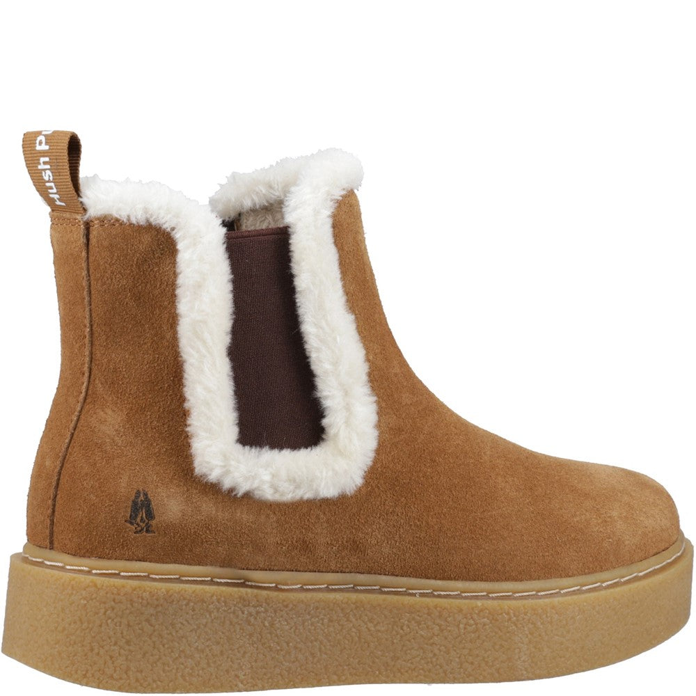 Ladies Ankle Boots Tan Hush Puppies Bella Ankle Boots