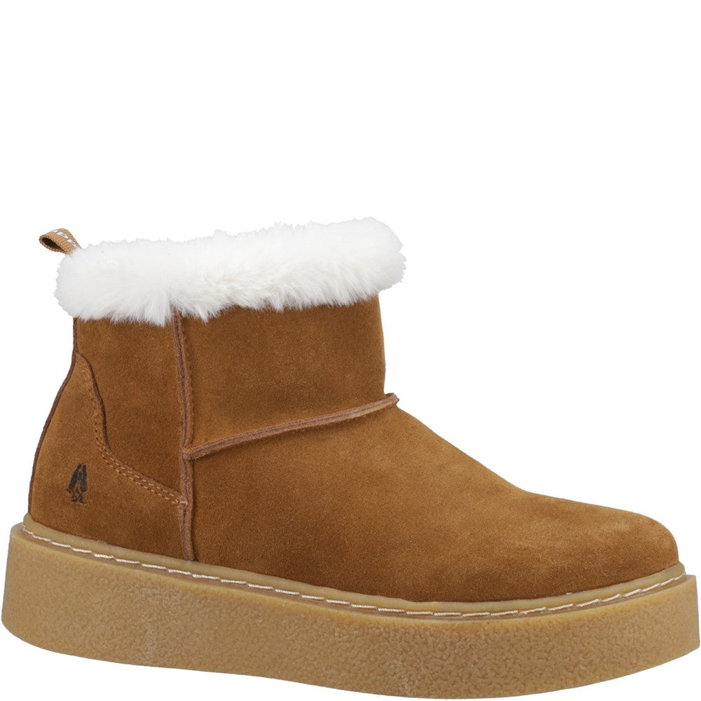Ladies Ankle Boots Tan Hush Puppies Becca Ankle Boots
