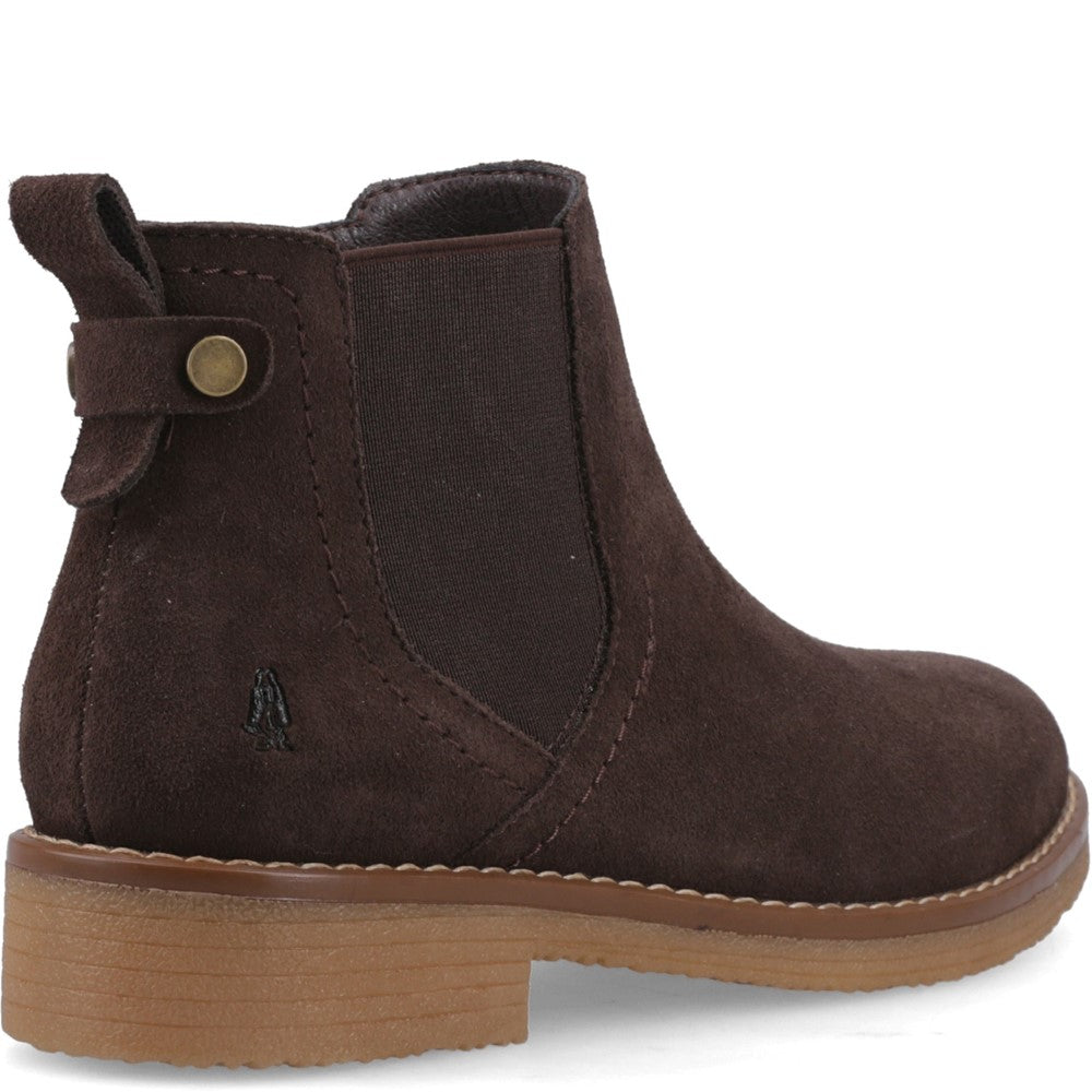 Ladies Ankle Boots Chocolate Hush Puppies Becca Ankle Boots