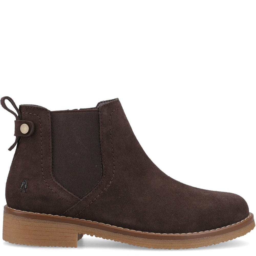 Ladies Ankle Boots Chocolate Hush Puppies Becca Ankle Boots