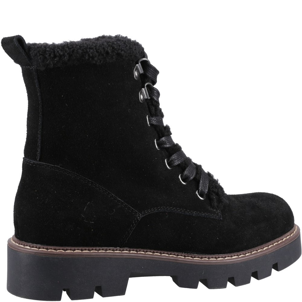 Ladies Ankle Boots Black Hush Puppies Aurelia Ankle Boots