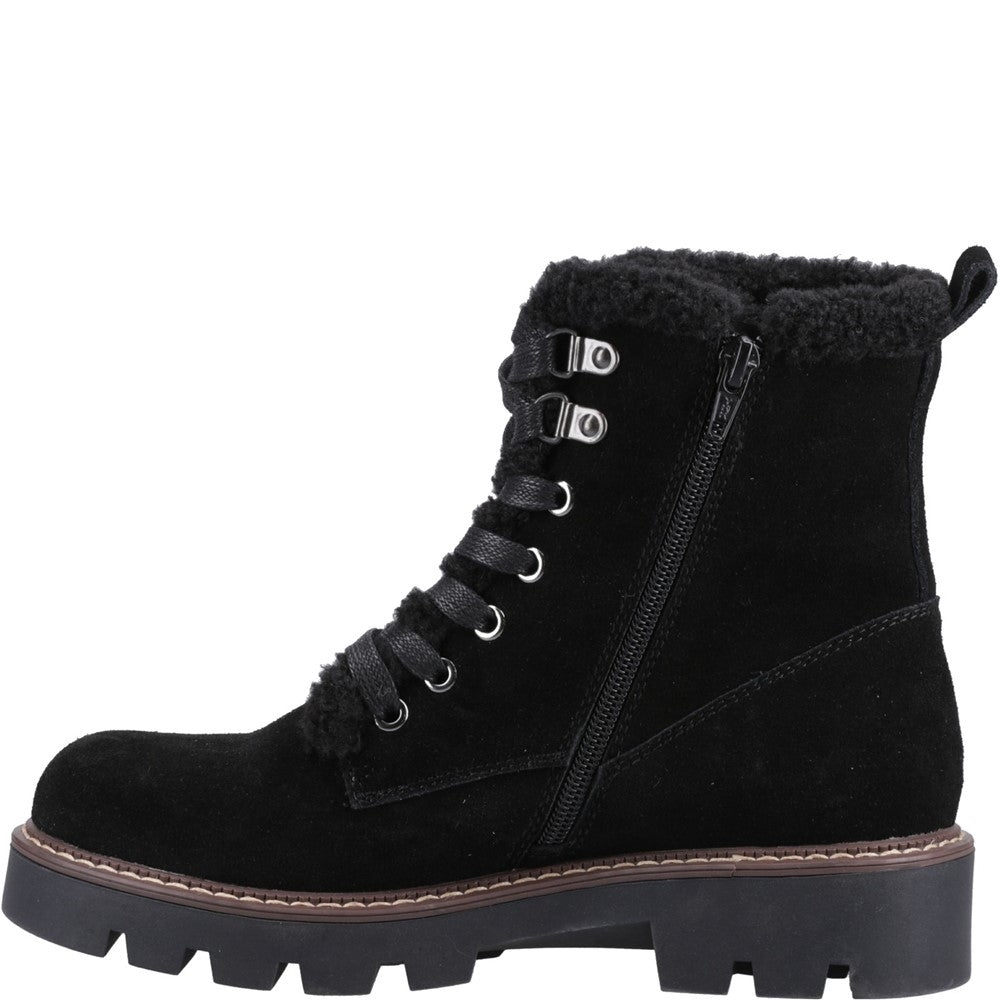 Ladies Ankle Boots Black Hush Puppies Aurelia Ankle Boots