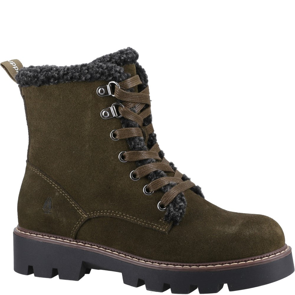 Ladies Ankle Boots Khaki Hush Puppies Aurelia Ankle Boots