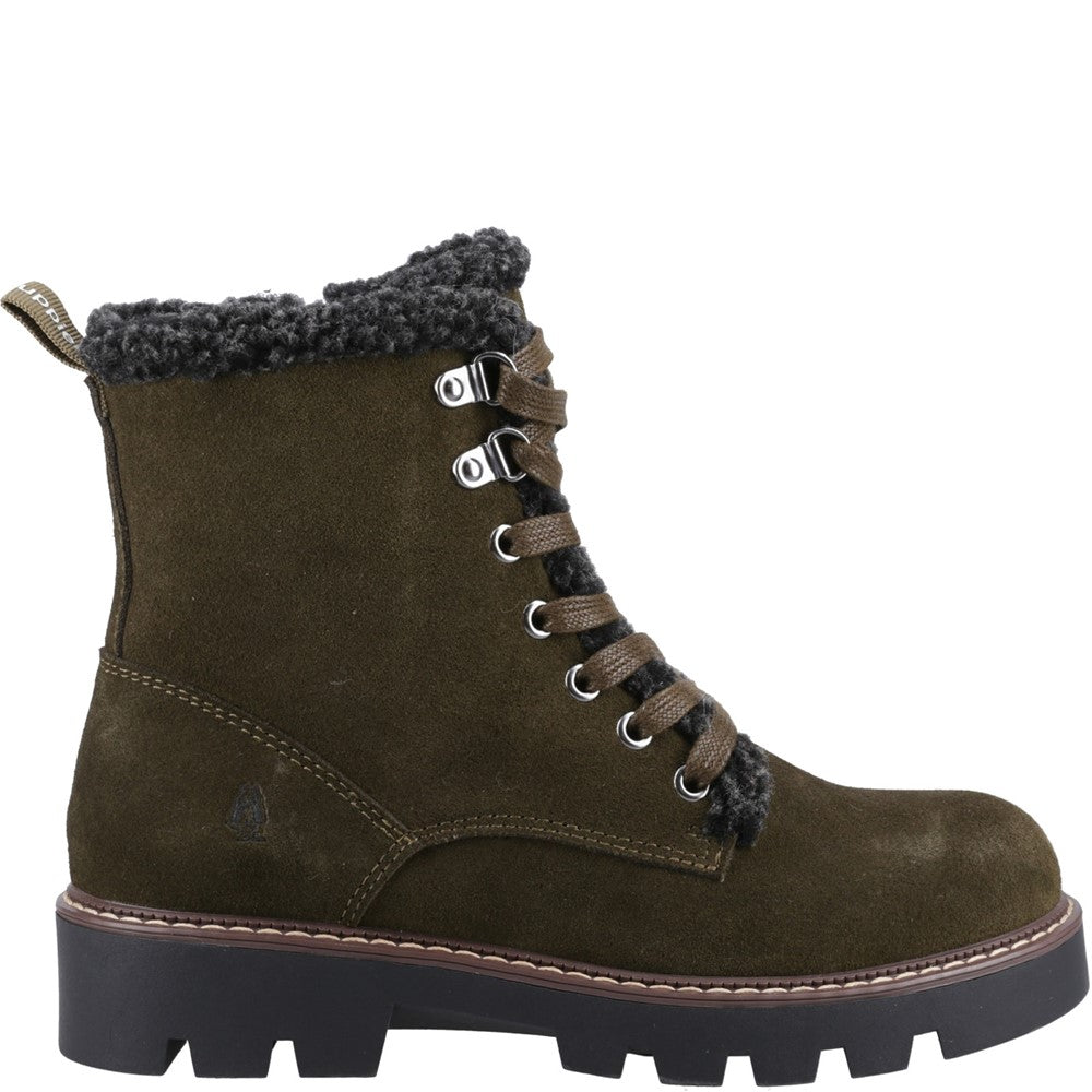 Ladies Ankle Boots Khaki Hush Puppies Aurelia Ankle Boots