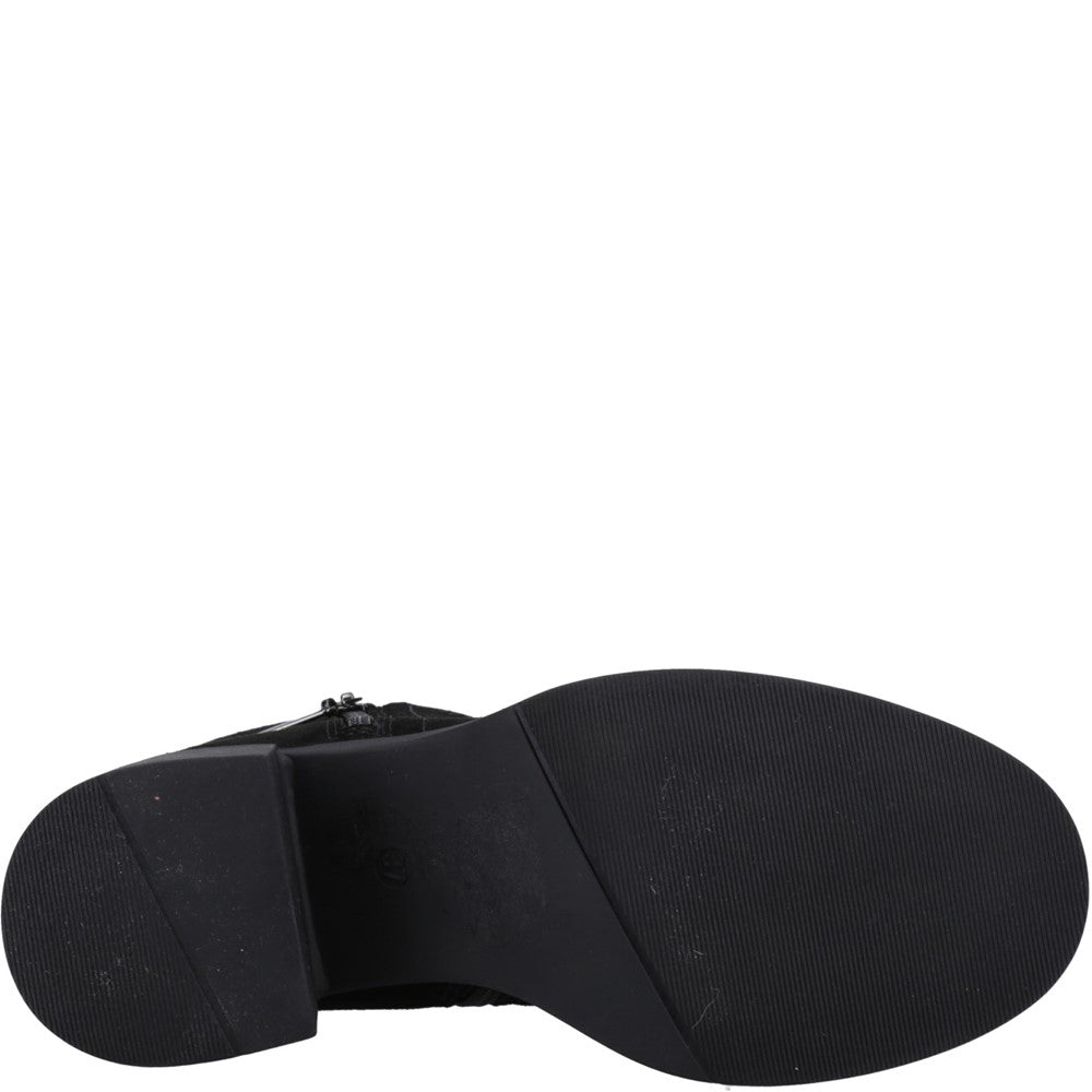 Ladies Ankle Boots Black Hush Puppies Adele Ankle Boots