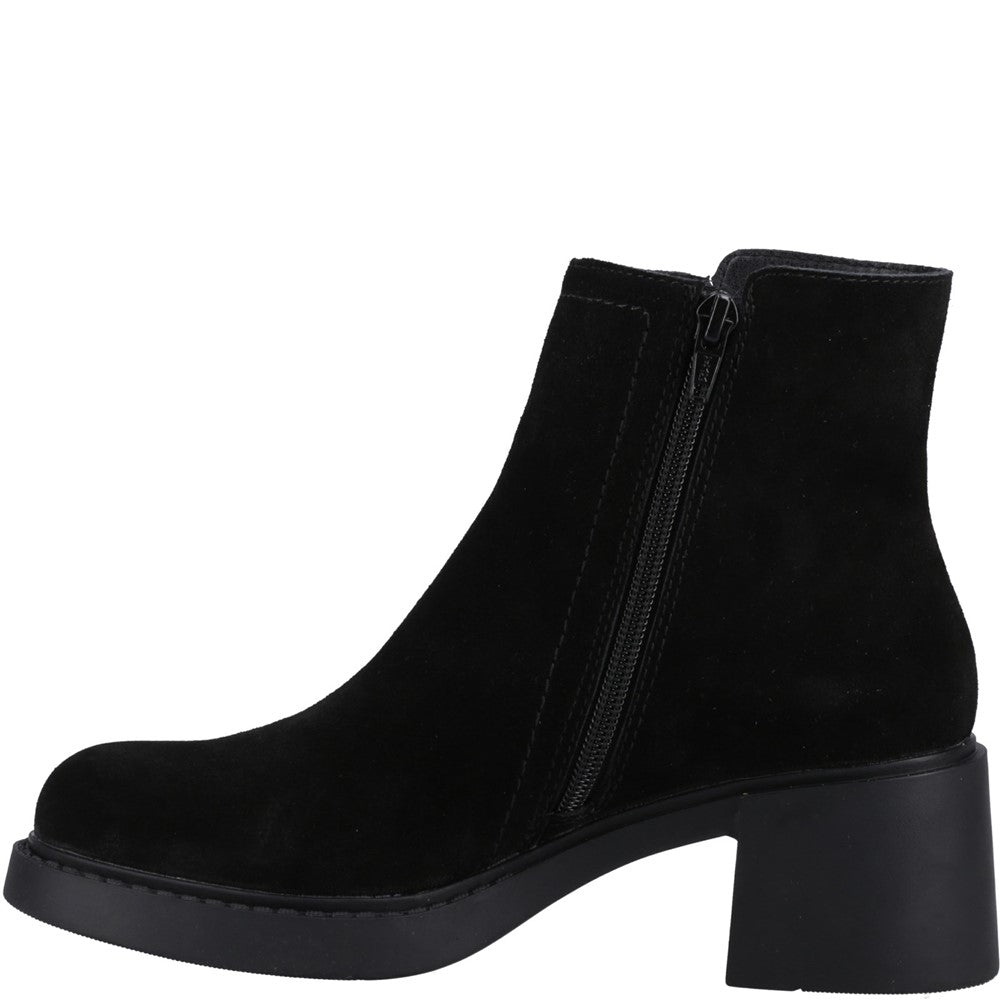 Ladies Ankle Boots Black Hush Puppies Adele Ankle Boots
