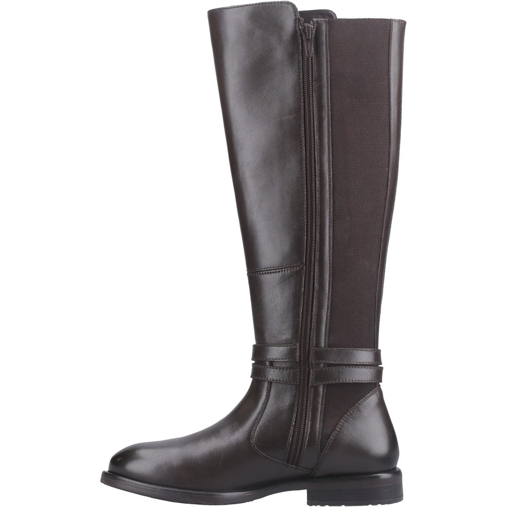 Ladies Long Boots Brown Hush Puppies Victoria Long Boots