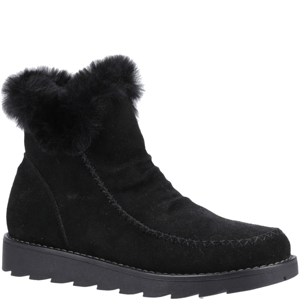 Ladies Mid Boot Black Hush Puppies Moira Mid Boot